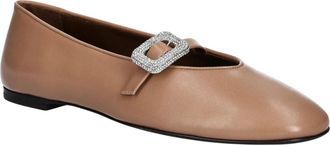 Giuseppe Zanotti Amanda Ballerina - Dames - Ballerinas - Bruin - 41 EU - Leer - Schoenen