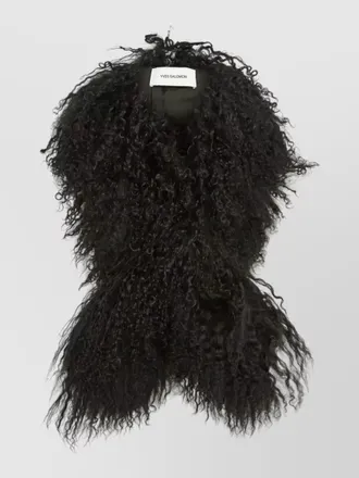Yves Salomon lamb fur scarf