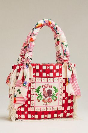 Agua Bendita Storm Mini Fringe Tote Bag