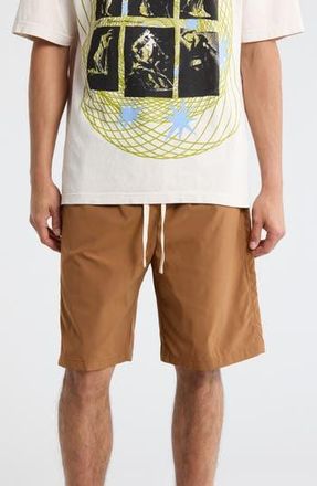 mnml Side Snap Nylon Shorts in Brown at Nordstrom Rack, Size Medium