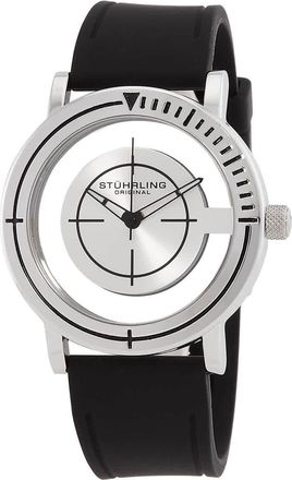 Stührling Aviator Quartz Silver Dial Mens Watch M16254