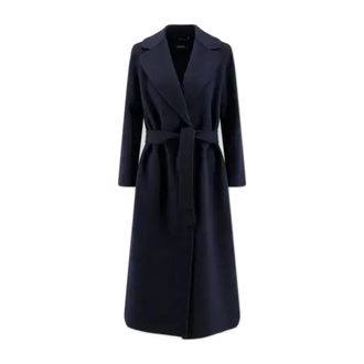 Max Mara Dames, Mantels, Blauw, Maat: 2XS Zijde