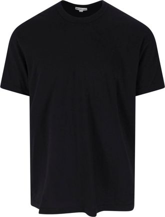 James Perse Black Timeless Cotton Short-Sleeve T-Shirt