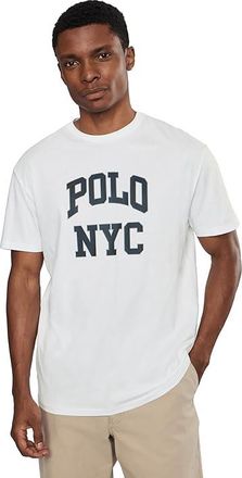 Polo Ralph Lauren Classic Fit Jersey Graphic T-Shirt Mens Clothing White : 2XL, Cotton