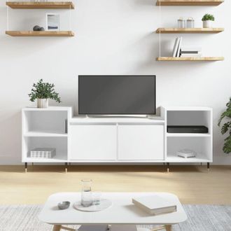 vidaXL Vidaxl - Mobile Porta tv Bianco 160x35x55 cm in Legno Multistrato