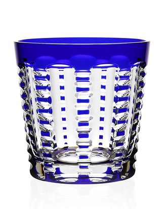 William Yeoward Lulu Sapphire Double Old-Fashioned Glass
