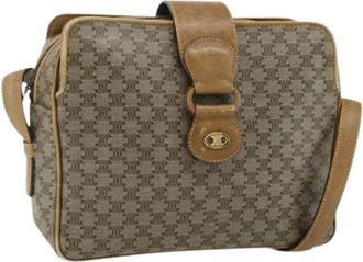 Celine Pre-owned Cross Body Bags, female, Beige, Size: ONE SIZE Pre-owned Vintage Shoulder Bag