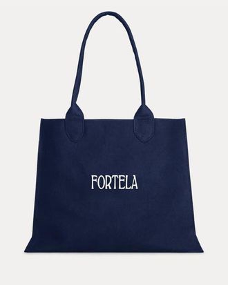 Fortela Rookbag Cotton Logo Handbag in Blue at Nordstrom