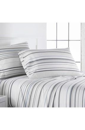 Southshore Fine Linens Premium Collection Printed Deep Pocket Sheet Sets in Gray at Nordstrom Rack, Size Queen