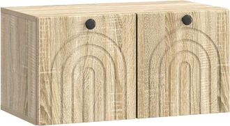 vidaXL Mueble Para Tv De Pared Roble Sonoma 59,5 X 31 X 30 Cm Vidaxl