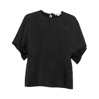Stella McCartney Stella McCartney, Blouses, female, Black, Size: XS Top