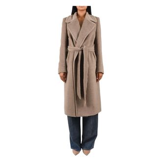 Tagliatore Molly Mantel - Dames - Mantels - Bruin - Maat: M Wol