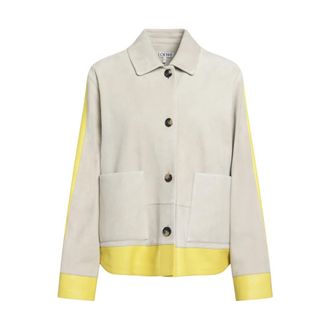 Loewe Turn-up Jacket - Dames - Jassen - Veelkleurig - Maat: M Leer