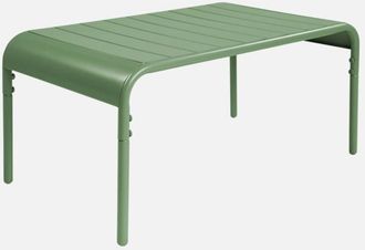 Sweeek Mesa De Centro De Jard&iacute;n Rectangular De Acero, 90cm