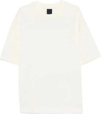 Juun.J Tops, Heren, Beige, XS, Katoen, Ghost Over Fit Short Sleeve
