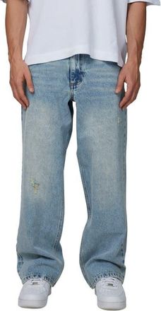 Good For Nothing Straight Leg Baggy Jeans in Blue at Nordstrom, Size Xx-Large