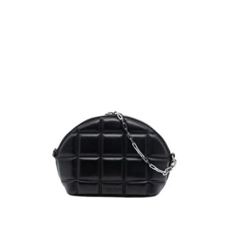 Bottega Veneta Pre-owned Half Moon Schoudertas - Dames - Pre-owned - Zwart - Maat: ONE Size Leer