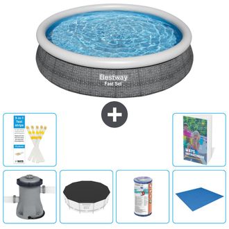 Bestway Piscina Bestway Fast Set Redonda - 366x76 Cm - 7-piezas S341