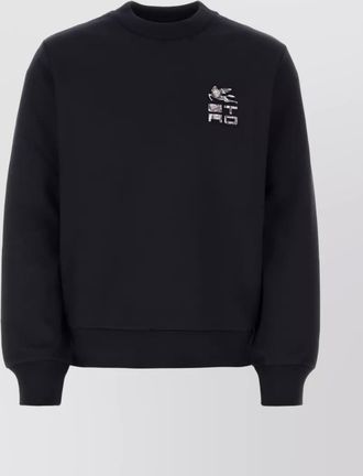 Etro logo embroidered sweatshirt