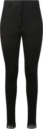 Burberry Zwarte hoge taille broek - Dames - Skinny broeken - Zwart - XS - Broeken