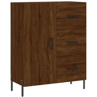 vidaXL Sideboard Brown Oak 69.5x34x90 cm Engineered Wood Vidaxl