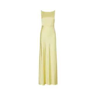 Liu Jo Gowns, female, Yellow, Size: XS Abito lungo in raso