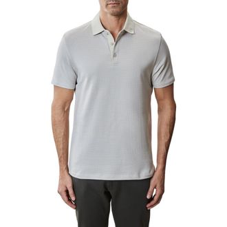 Robert Barakett Modesto Race Stripe Cotton Polo in Sand at Nordstrom Rack, Size Xx-Large