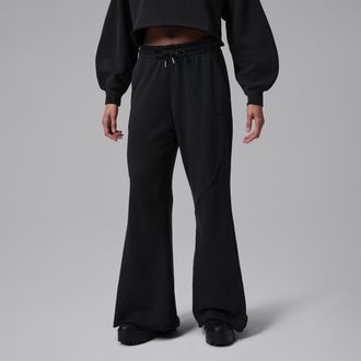 Nike Jordan Womens Jordan Flight Fleece Flared Pants in Black | IF1024-010