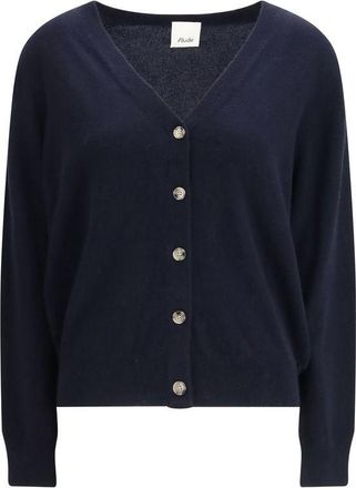 Allude Blue Cashmere Womens Cardigan