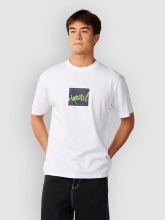Rip Curl Rip Script Icon Camiseta blanco