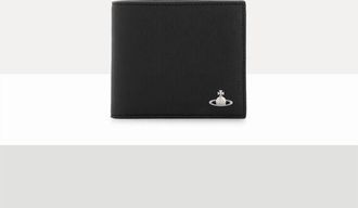 Vivienne Westwood Man Wallet Coin Pocket Faux Leather Black One Size Men