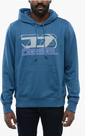 Diesel Printed Cotton S-GINN-HOOD-K40 Hoodie size S