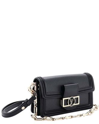 Louis Vuitton Black Sheep Leather Dauphine (Authentic Pre-Loved)