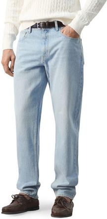 Mango Bob Regular Fit Jeans in Bleach Blue at Nordstrom, Size 30