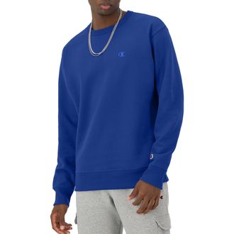 Champion Mens, Fleece, Crewneck Sweatshirt (Reg. Or Big & Tall), Surf The Web, Large
