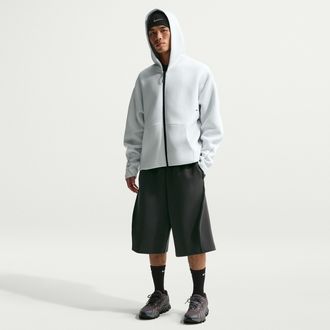 Nike Mens Tech Fleece Oversized Fit Shorts in Grey | HV6539-060