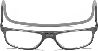 No Brand Gafas De Lectura Con Cierre Magn&eacute;tico, Cierre Magn&eacute;tico C&oacute;modo En La Parte Frontal, Gafas De Lectura Para Hombre Y Mujer (gris, 200 Dioptr&iacute;as)
