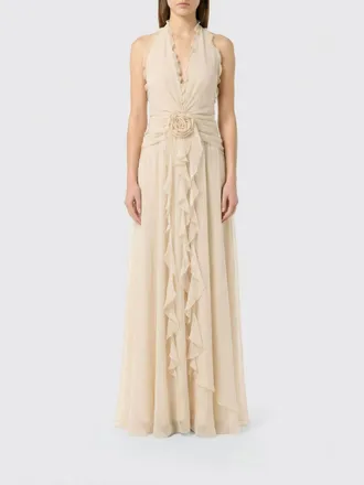 Blumarine Viscose Long Dress