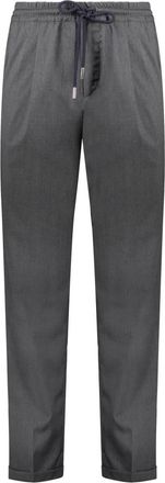 Fedeli Jogging Style Trousers - male - Fedeli - Slim-fit Trousers - Gray - 3XL - Trousers