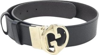 Gucci Pre-owned Belts, female, Black, Size: ONE SIZE Pre-owned Vintage Belt
