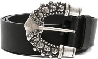 BA&SH Cintura Blame con fibbia - Nero