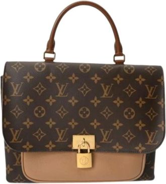 Louis Vuitton Pre-owned Handbags, female, Brown, Size: ONE SIZE Pre-owned Canvas Handbag