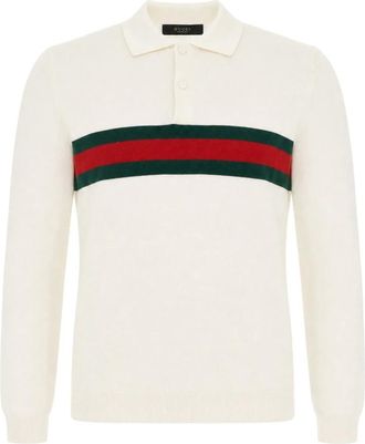 Gucci Truien & Vesten, Heren, Wit, M, Polo