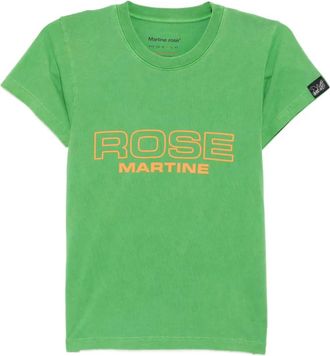Martine Rose T-shirt Shrunken - Verde