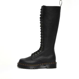 Dr. Martens (WMNS) Dr. Martens 1B60 Bex Pisa Leather Knee High Boots Black Pisa 27016001