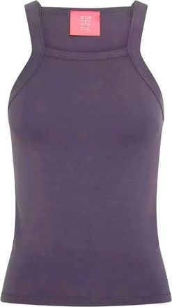 One Teaspoon Top Bamboo con logo - Grigio