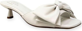 Shushop Ella Kitten Heel Slide Sandal in Bone at Nordstrom, Size 8.5
