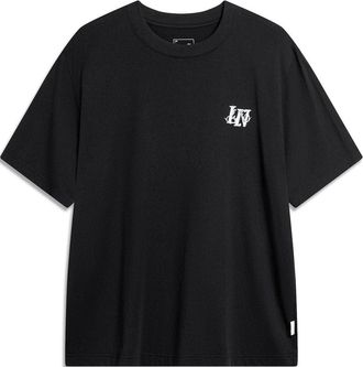 Li-Ning Floral Graphic T-shirt Black AHSU319-3
