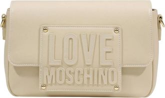 Love Moschino Quilted Crossbody Bag - Dames - Schoudertassen - Beige - ONE Size - Tassen