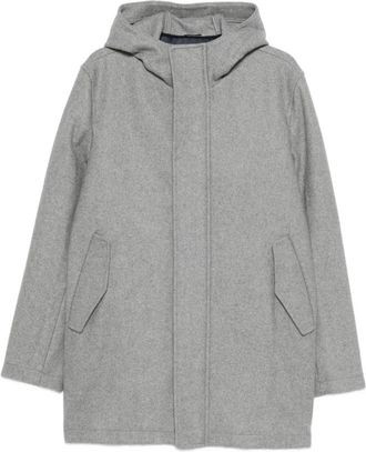 Manuel Ritz Wollen Parka - Heren - Parka Jassen - Grijs - M - Wol - Jassen